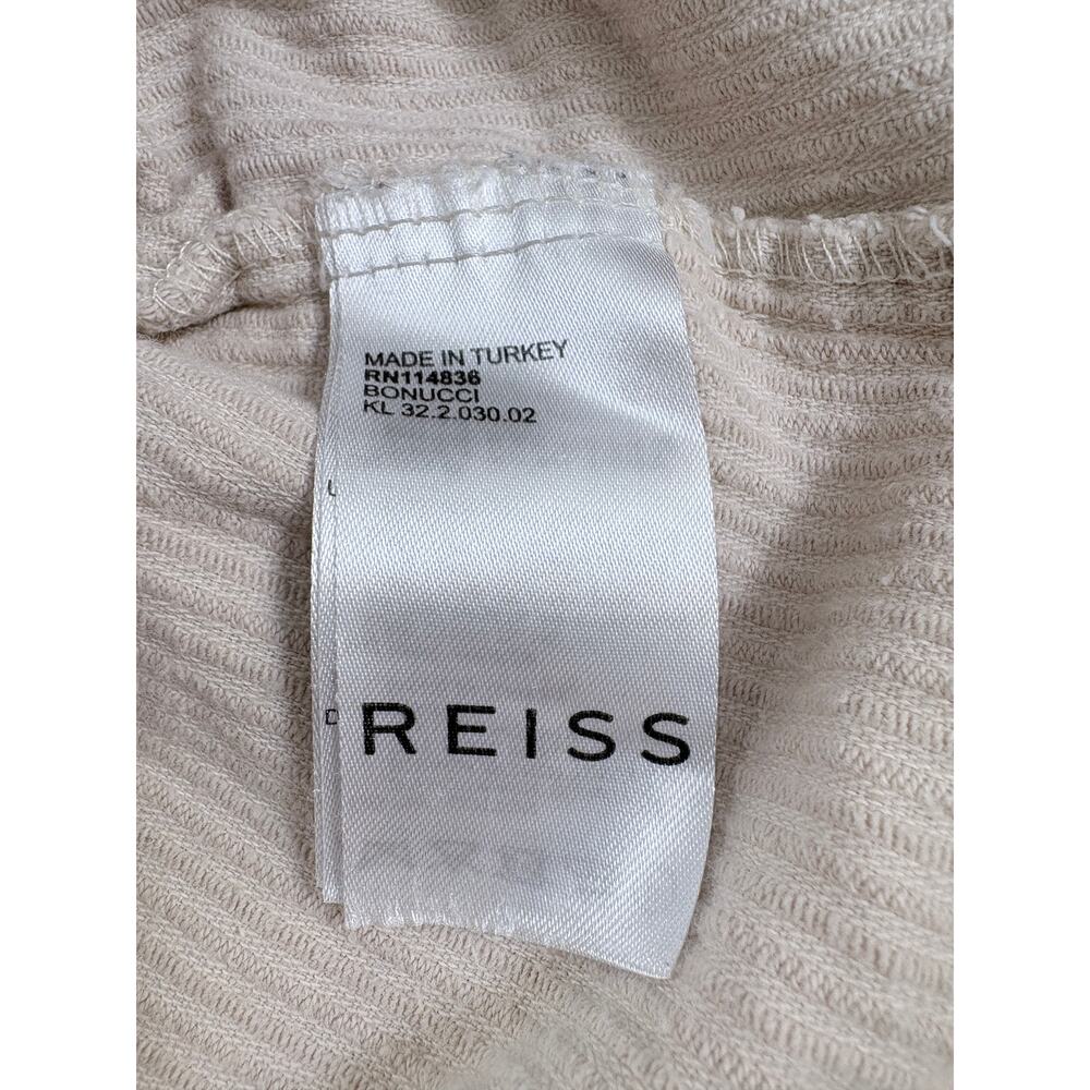 Quiet Luxury Minimalist Corduroy Overshirt REISS Bonucci Mink Cozy Men’s Large - Picture 8 of 10